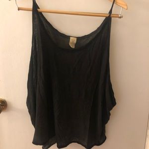 Black free people tank top